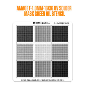 Amaoe F-1.0mm-16x16 Uv Solder Mask Green Oil