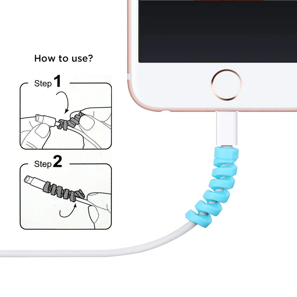 Charger Cable Protector - Set of 4 - Premium Silicone
