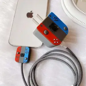 iPhone Charger Cover Cute 3D Cartoon Swith