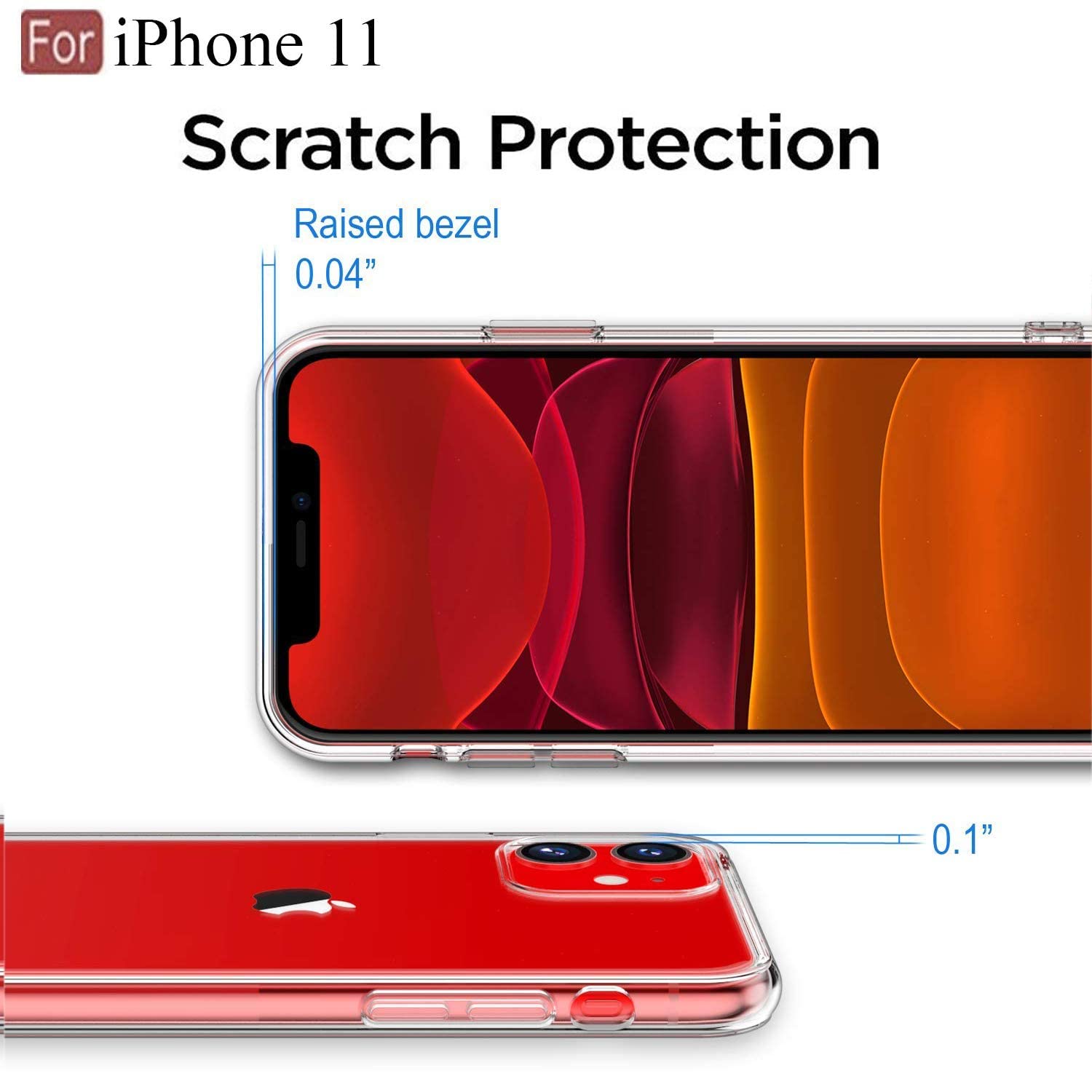 iPhone 11 Anti-Yellow Case Transparent Cover 3 iPhone 11 Anti-Yellow Case Transparent Cover