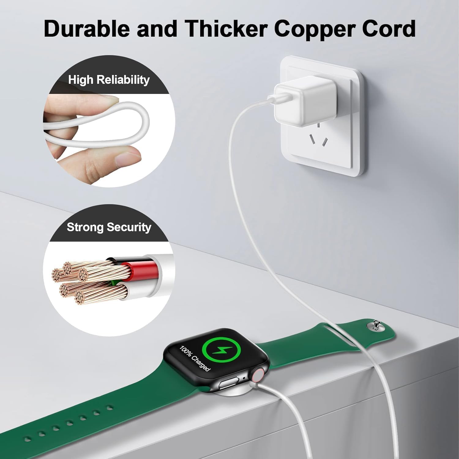 Apple Watch Wireless Magnetic Charging Cable 4 Apple Watch Wireless Magnetic Charging Cable