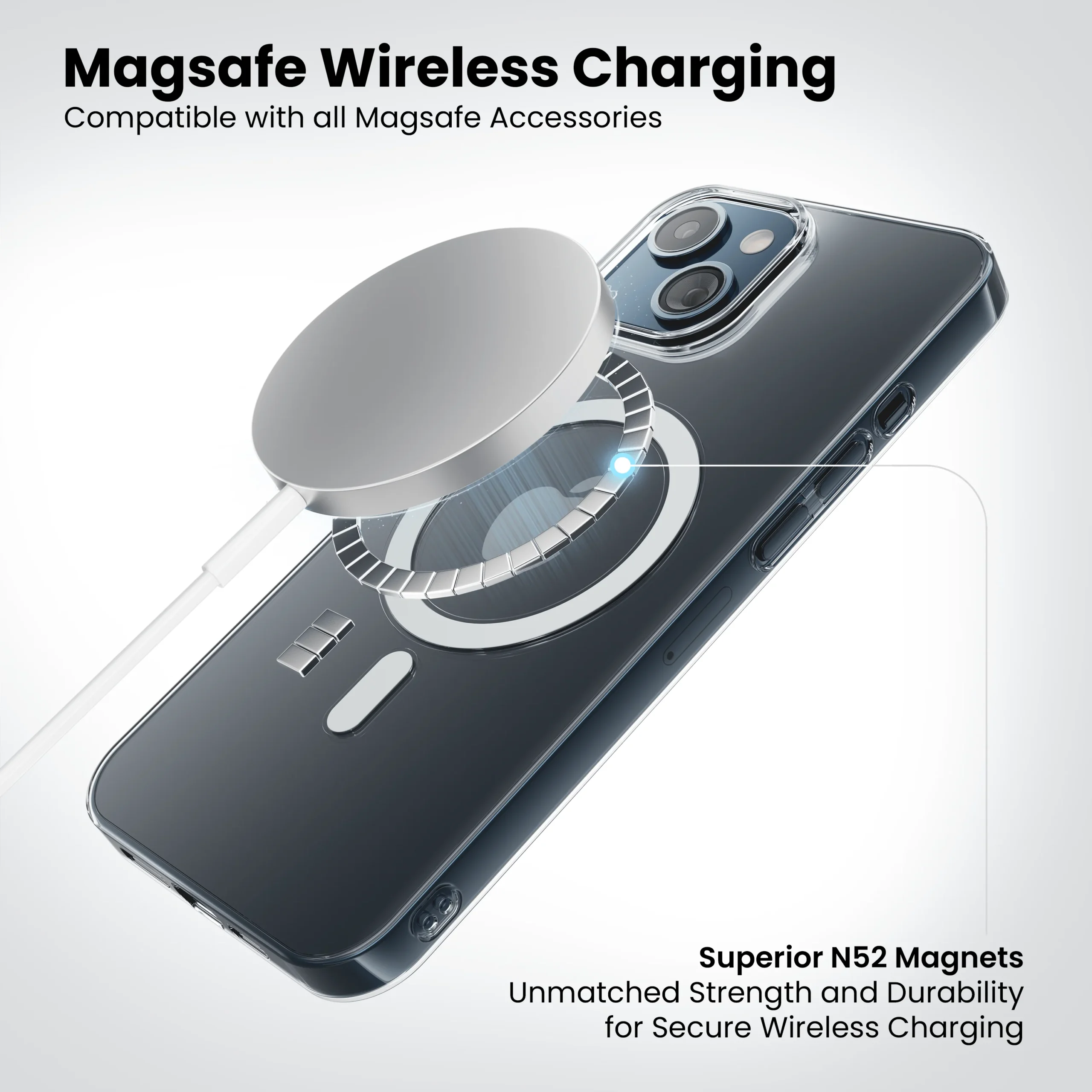iPhone 12/12 Pro Anti-Yellow Magsafe Clear Case 6 iPhone 12/12 Pro Anti-Yellow Magsafe Clear Case