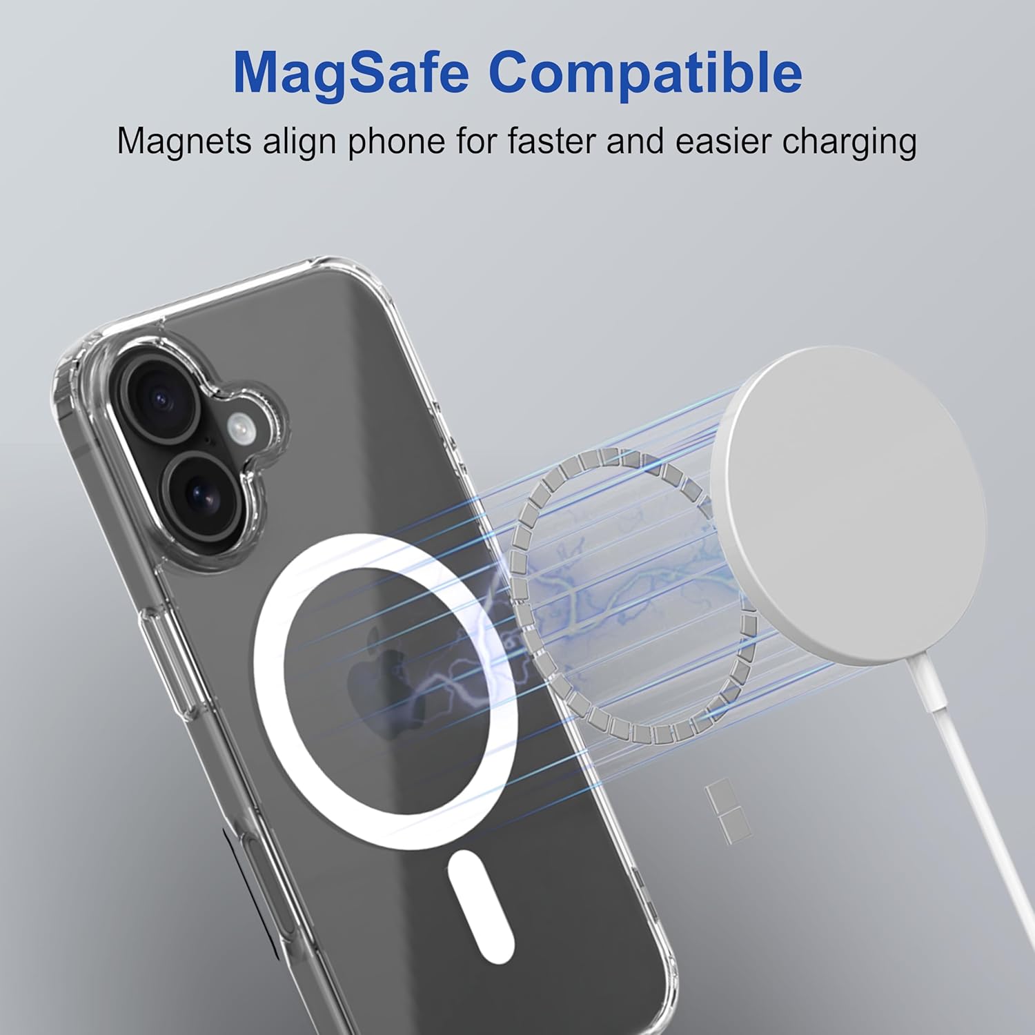 iphone 16 Anti-Yellow Magsafe Clear Transparent Cover 4 iphone 16 Anti-Yellow Magsafe Clear Transparent Cover