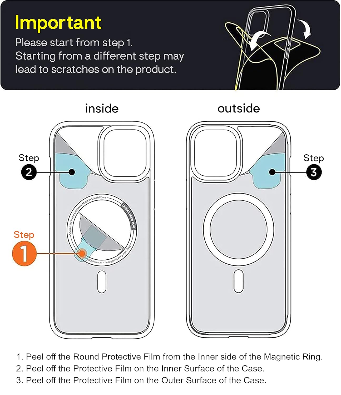 iphone 16 Anti-Yellow Magsafe Clear Transparent Cover 6 iphone 16 Anti-Yellow Magsafe Clear Transparent Cover