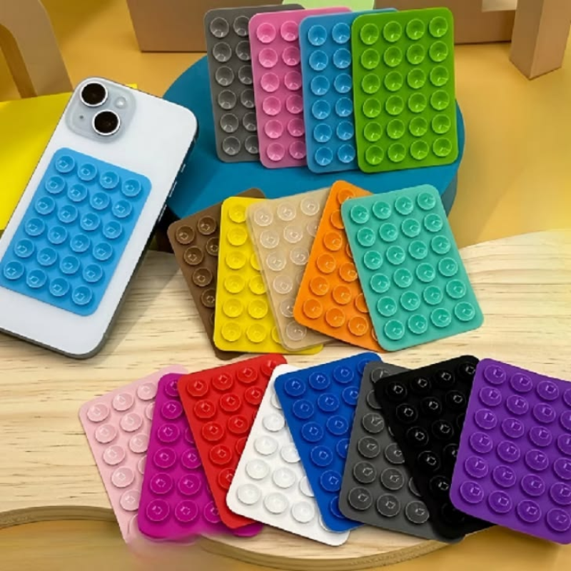 Silicone Sticky Grip Phone Holder Multicolor pack 2 1 Silicone Sticky Grip Phone Holder Multicolor pack 2