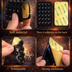 Silicone Sticky Grip Phone Holder Multicolor pack 2