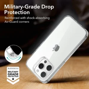 iPhone 12 Pro Max Anti-Yellow Clear Transparent Case