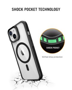 iPhone 15 Back Cover Case Compatibe with MagSafe