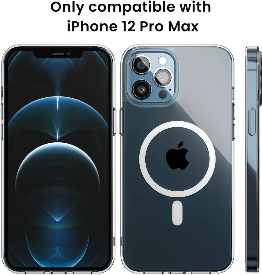 iPhone 12 Pro Max Anti-Yellow Magsafe Clear Case 3 iPhone 12 Pro Max Anti-Yellow Magsafe Clear Case