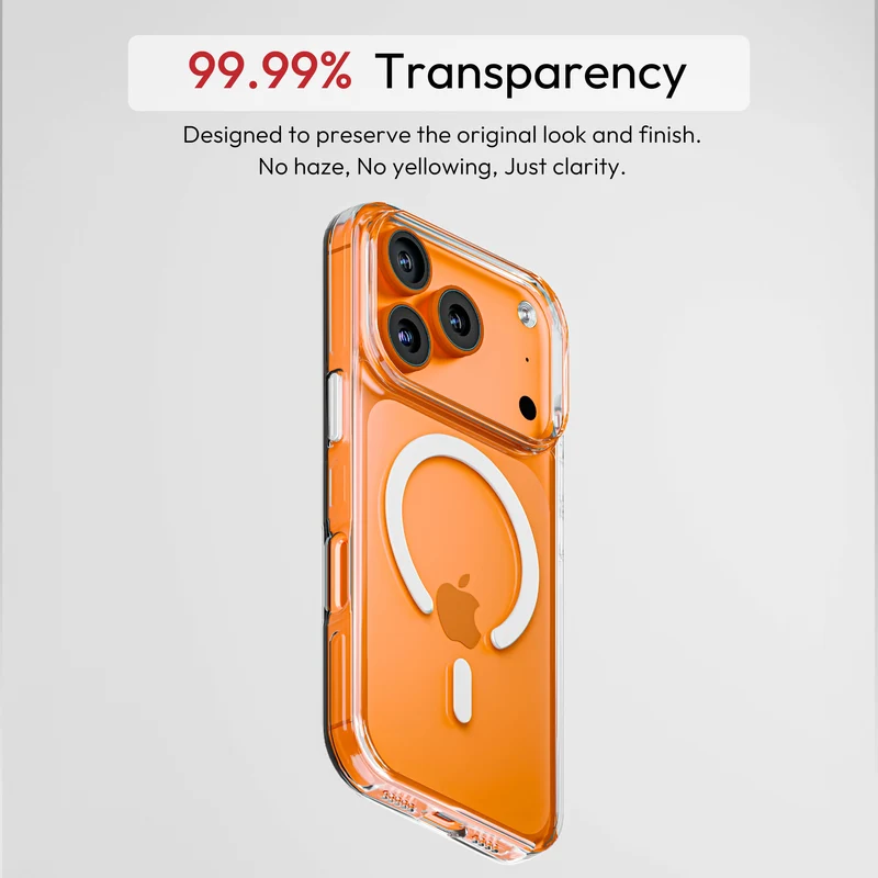 iPhone 17 Pro Max Transparent Cover Clear Anti-Yellow MagSafe Case 3 iPhone 17 Pro Max Transparent Cover Clear Anti-Yellow MagSafe Case