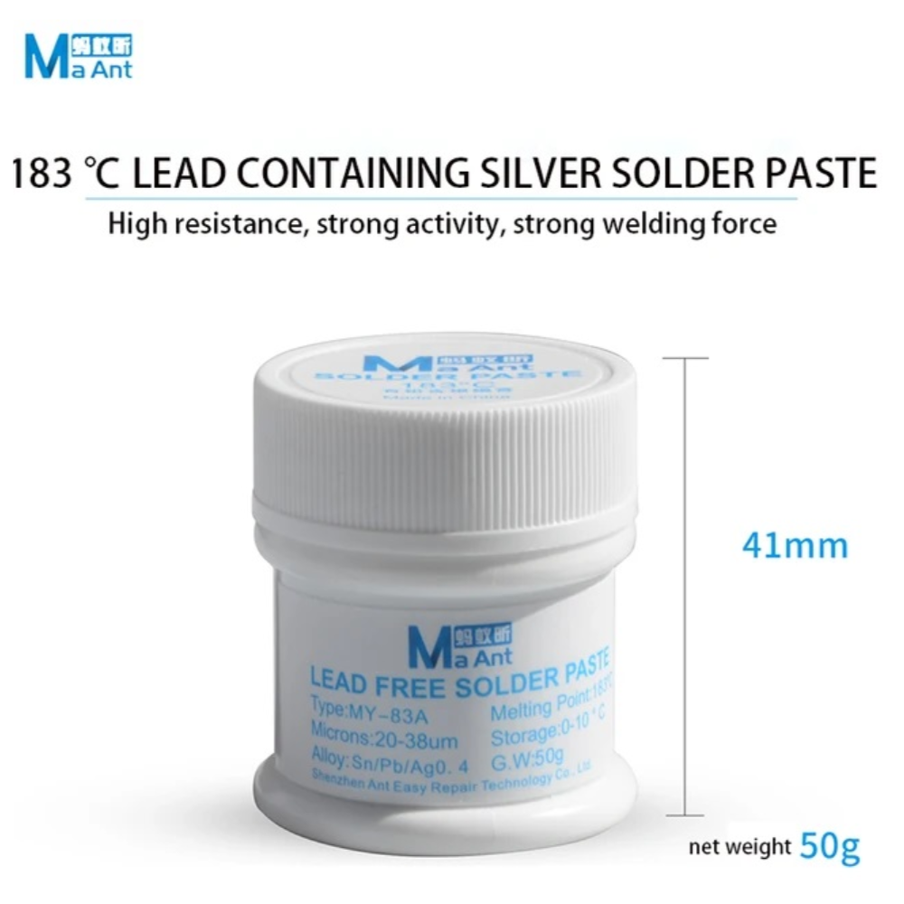 Maant My-83a 183°c Solder Paste 2 Maant My-83a 183°c Solder Paste